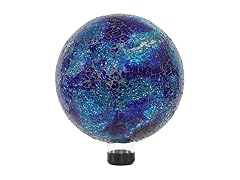 Sunnydaze 10" Deep Ocean Swirl Gazing Globe