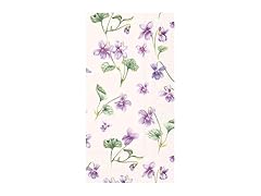 8.25x4.5 Napkins Violets Cream 16ct
