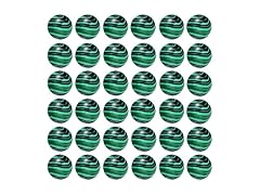 Green Malachite Round Stone Beading