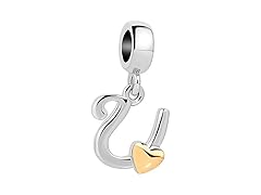 QueenCharms Initial A-Z Letter Charm (U)