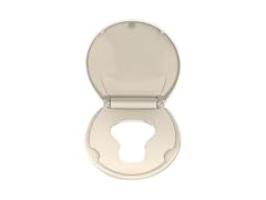 GarveeTech Round Toilet Seat with Built-in Toddler Seat
