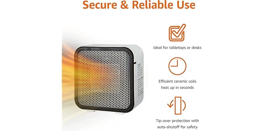 Amazon Basics Portable Mini Heaters
