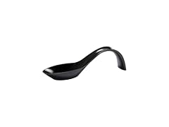BLUESKY Black Crescent Spoon Plastic Disposable