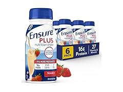 6PK Ensure Plus Strawberry Nutrition Shake