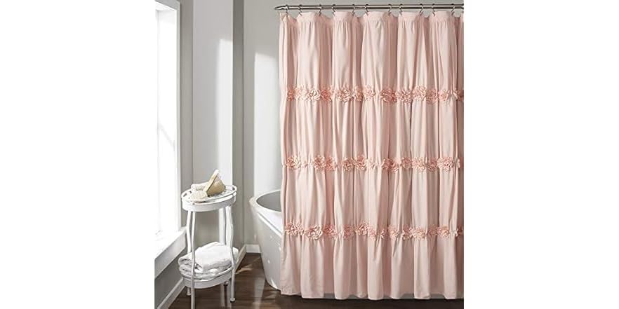 Lush Décor Darla Ruched 3-Piece Full/Queen Comforter Set & Reviews