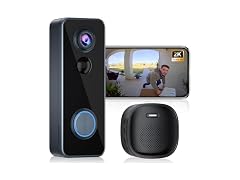 KAMEP 2K Wireless Doorbell Camera Alexa