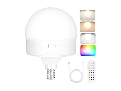 Yochoice Rechargeable Battery Operated Light Bulb