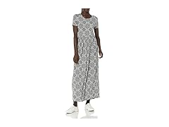 Amazon Essentials Women Short-Sleeve Waisted Dress