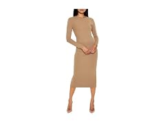 Forever 21 Women (XL) Contour Sculpt Midi Dress