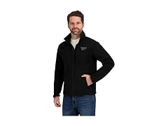 Reebok Men (L) Mock-neck Zip-up Grid Polar Jacket