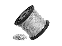  304 SS Wire Rope 1/16" 328ft w/Sleeves