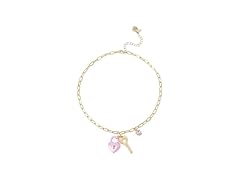 Betsey Johnson Sweetheart Lock Necklace