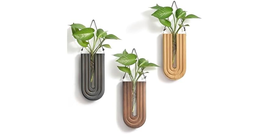 Wood Wall Indoor Planters 3 Pack