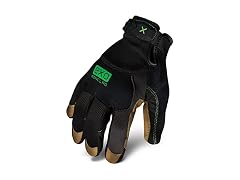 Ironclad Mechanics Glove, L, Gray/Brown, PR