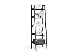 VASAGLE Bookshelf, 5-Tier Narrow Book Shelf