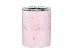 Slant Party Supplies - Travel Tumblers 12-Ounce, Pink Flamingo