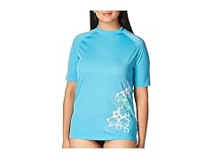 Kanu Surf Women's Oceanside Aqua Rashguard (XL)