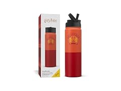 JoyJolt Harry Potter Gryffindor Stainless Steel Water Bottle 