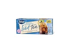 24ct Tetley Black Tea, Iced Tea Blend, Family Size