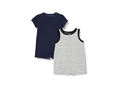Amazon Essentials Babies' Romper Set