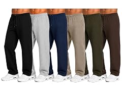 3Pk Mens T/F Performance Sweatpants