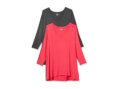 Amazon Essentials Women 2-pack 3/4 Sleeve Tee