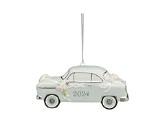 Lenox  2024 Just Married Vintage Car Ornament