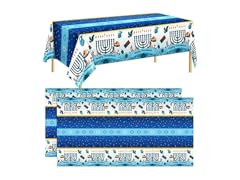 2 Pieces Happy Hanukkah Tablecloths