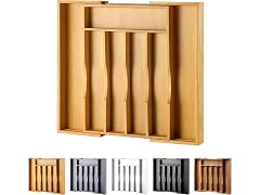 Expandable Bamboo Kitchen Drawer
