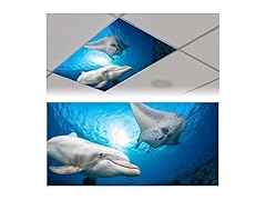 QOROL 2PCS Fluorescent Light Covers