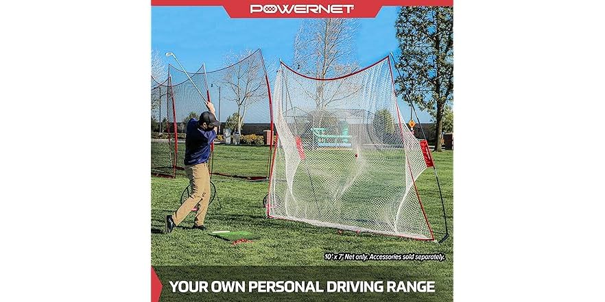 PowerNet Golf Drive Net 10' x 7'