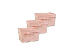 DII Farmhouse Chicken Wire Storage Baskets 3PK