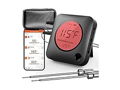 Nutrichef Bluetooth Meat Thermometer for Smoker