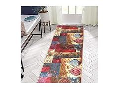 Superior Non-Slip Emory Indoor Area Rug Washable, Brown