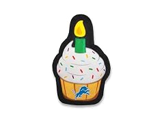 NFL Detroit Lions Pet Birthday Cupcake Squeak