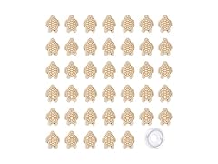 SUNNYCLUE 1 Box 40Pcs Turtle Beads Bulk Porcelain Bead