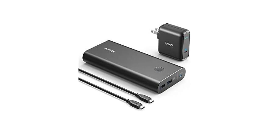 Anker Power Bank, Compact Portable Charger (PowerCore 10K) 10,000mAh