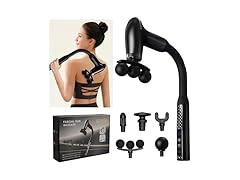 3-Head Massage Gun w/ Extension Handle