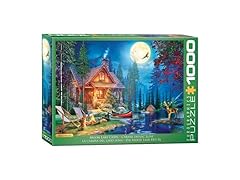 Moon Lake Cabin 1000 Piece Puzzle