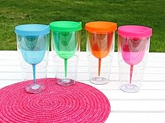 Insulated Wine Tumbler 16 oz. Set of 4