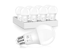 Brightever B0G3H8WCBR Dimmable Light Bulb 8-Pack