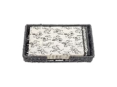 Woven Napkin Holder Gothic Cowboy