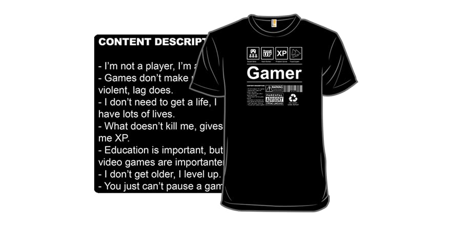 I M A Gamer Label