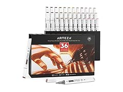 ARTEZA Alcohol Markers Set of 36 Portrait & Skin Tone