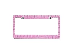 Crystal Rhinestone License Plate