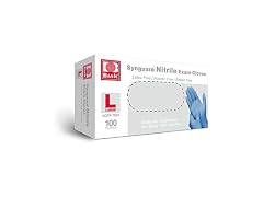 Basic Medical Nitrile Exam Gloves Lg