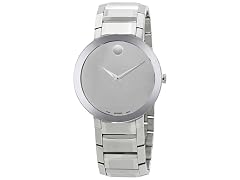 Movado Men's Swiss Sapphire Bracelet Watch 39mm
