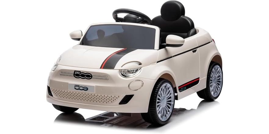 BEST RIDE ON CARS Fiat 500 12v DuoDrive