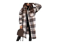 Esmeling Women (XL) Oversize Long Shacket Coat