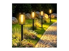 THPANEI Solar Pathway Lights 8-Pack